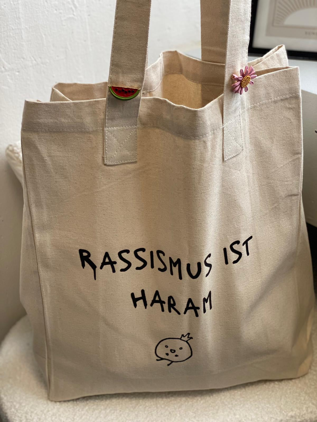 Neu: Tasche „Rassismus ist Haram“ jetzt in groß 🎀
