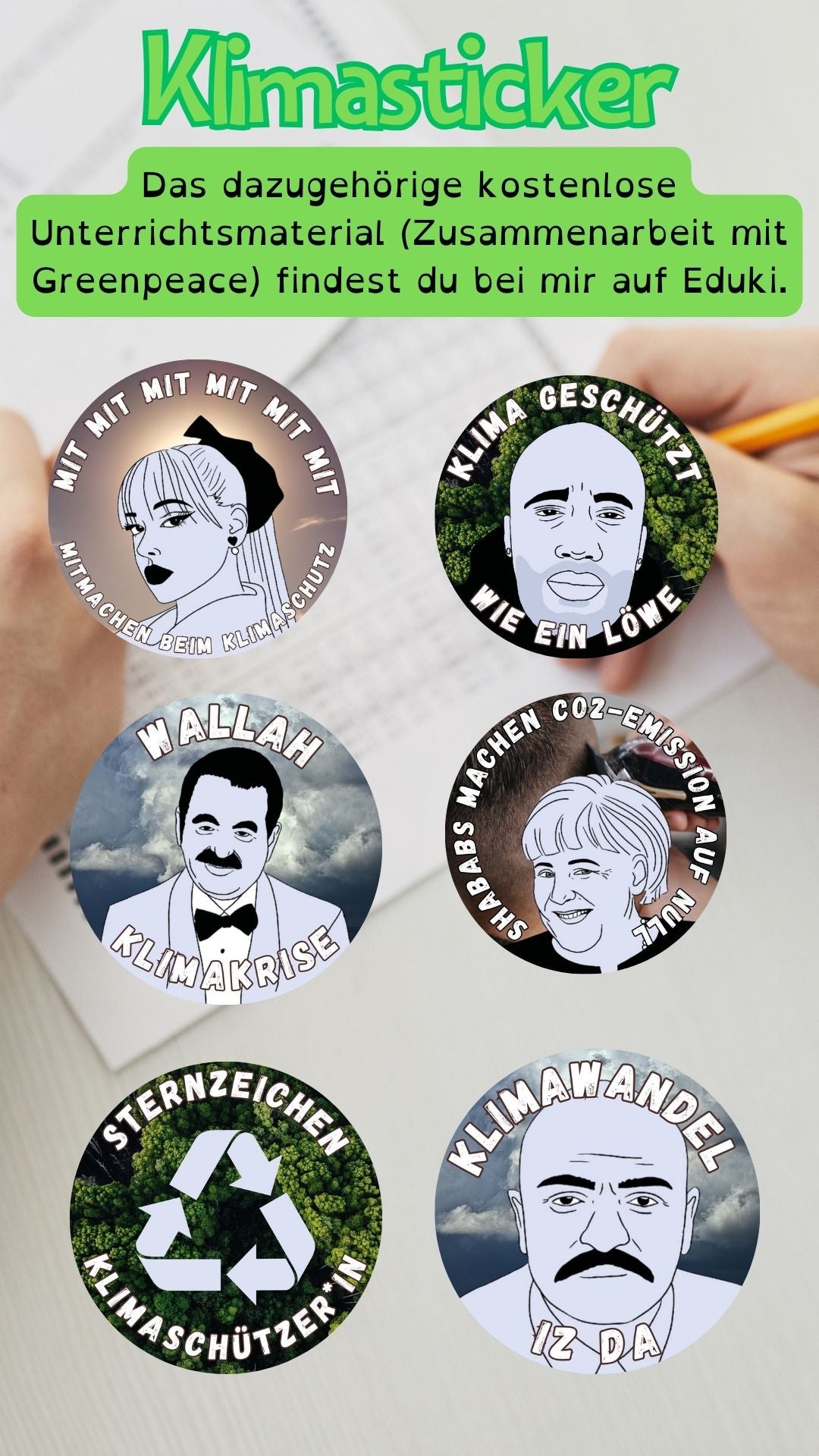 Klima Sticker (30 Stück)