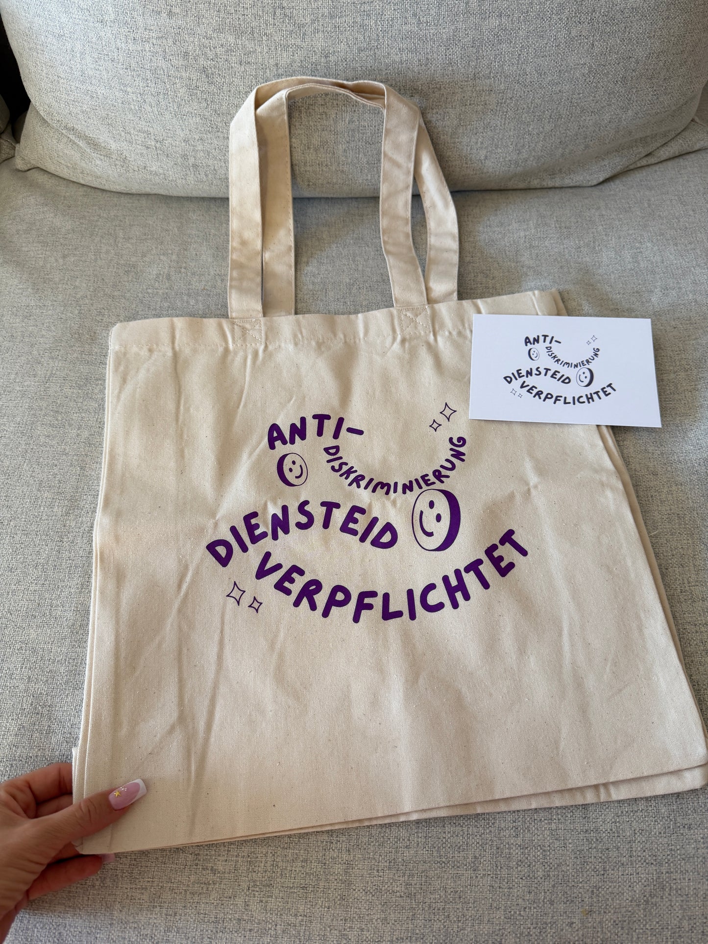 Tasche Anti-Diskriminierung