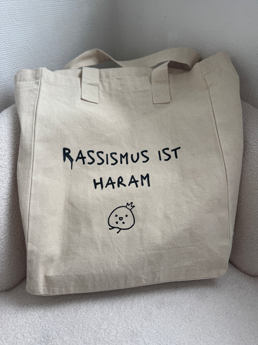Neu: Tasche „Rassismus ist Haram“ jetzt in groß 🎀