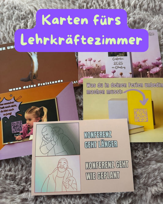 Karten fürs Lehrkräftezimmer (10Stk.)
