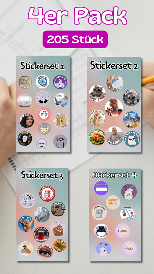 4 Sets für 3 ❤️‍🔥