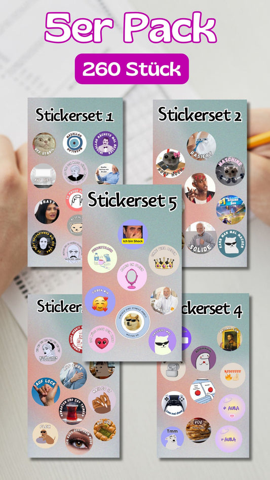 5er Pack (1 Set gratis)