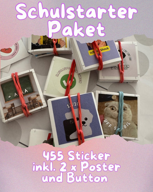 Schul-Starter-Pack 9 Sets, 455 Sticker