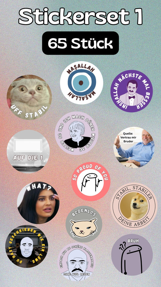 Sticker Set 1 (65 Sticker)