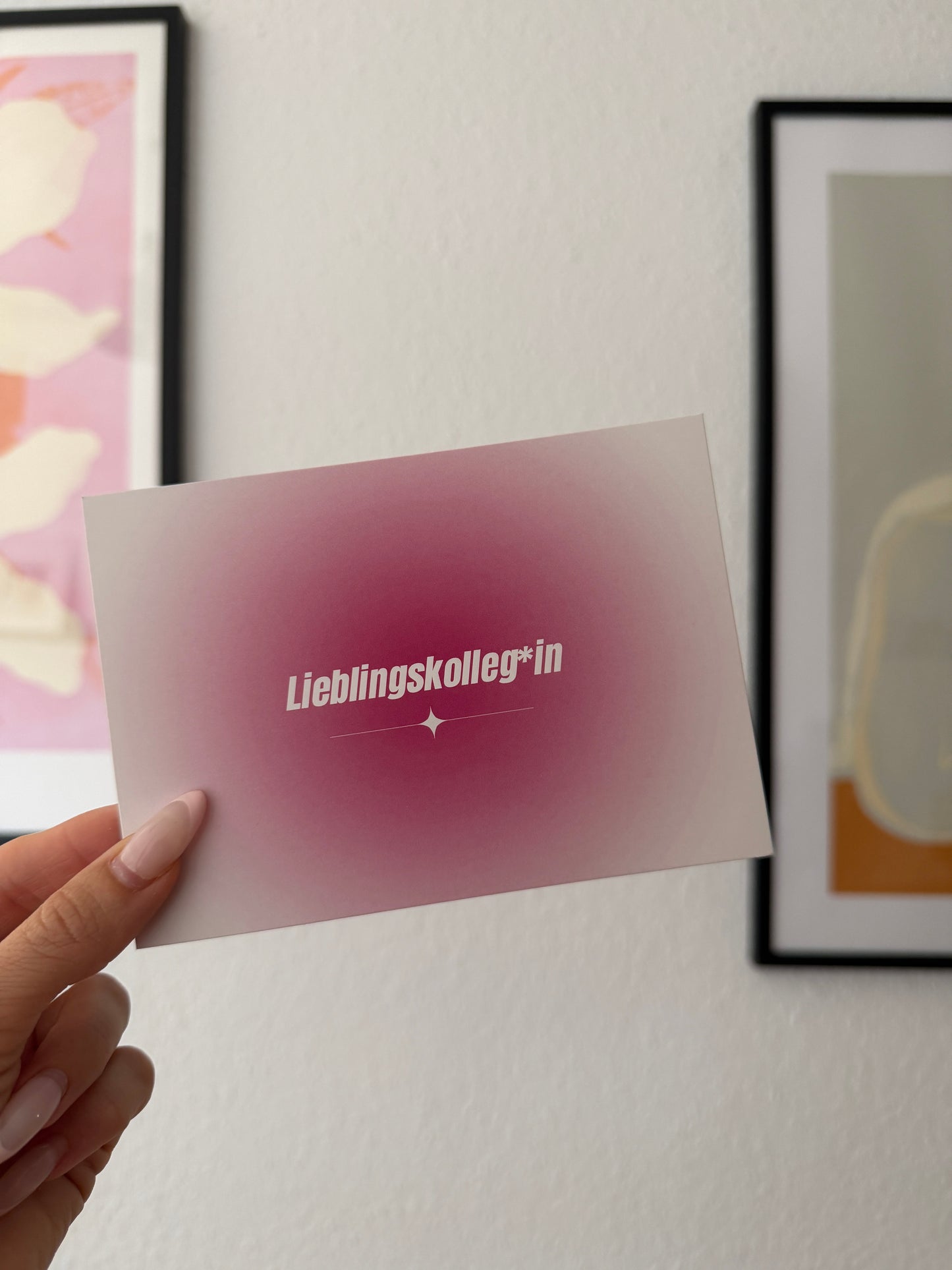 5x Postkarte „Lieblingskolleg*in“ ✨🩷
