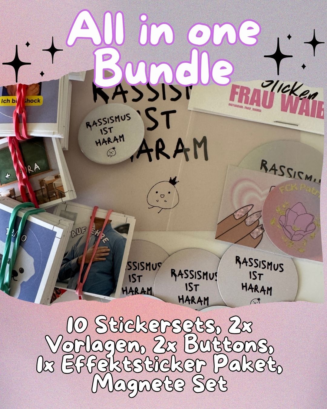 All in one Paket 📦 über 500 Sticker & mehr