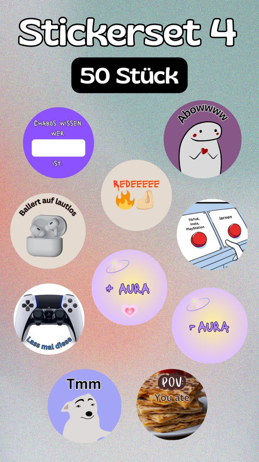 Set 4 💖 (50 Sticker)